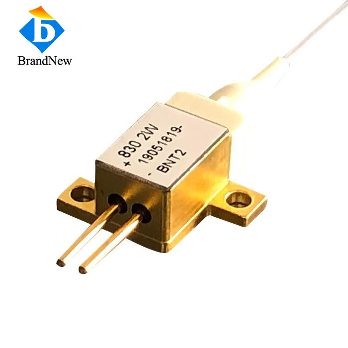 450nm 3W ar šķiedru savienota lāzera diodes modulis lieljaudas lāzera modulis TEC